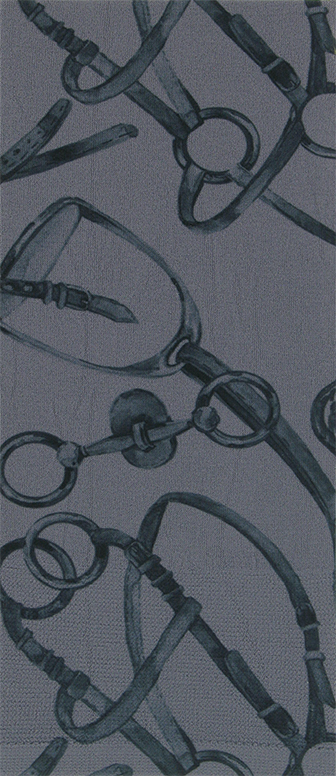 SoxTrot - Horse Wear on Smoke Knee Highs