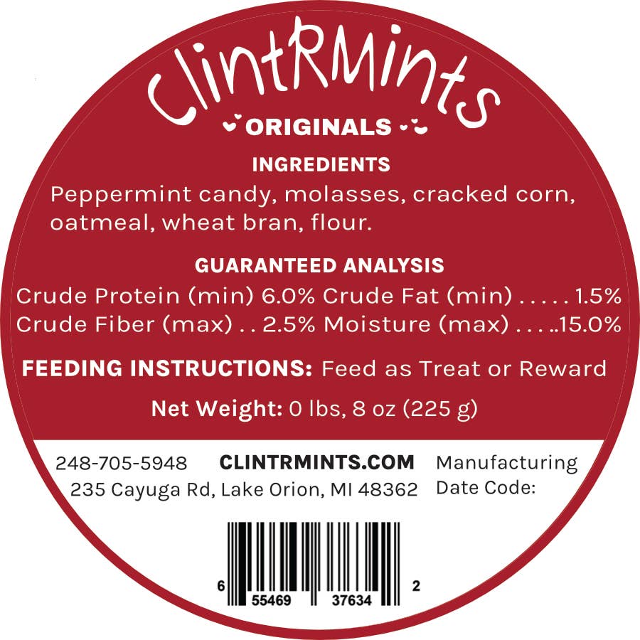 ClintRMint Horse Treats Original Flavor