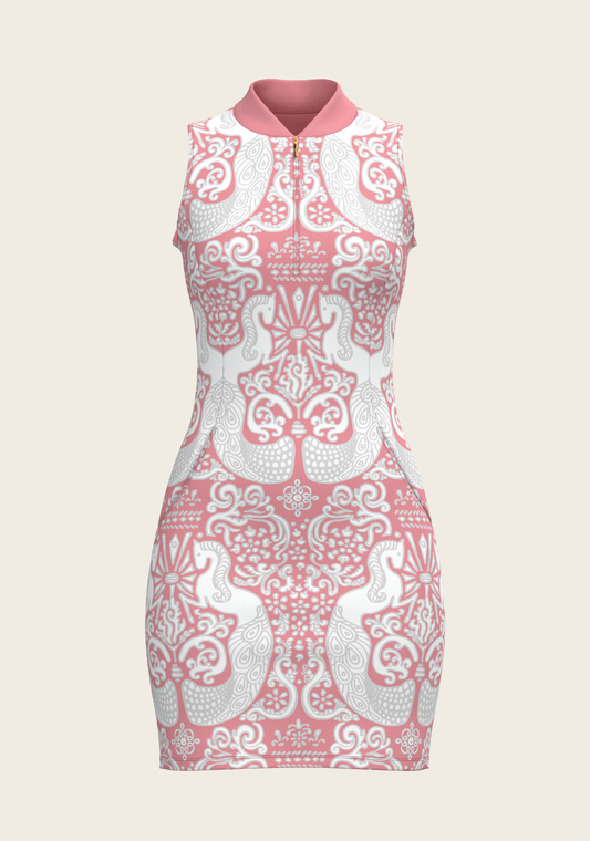 Dress - Mermaid Horses on Rose