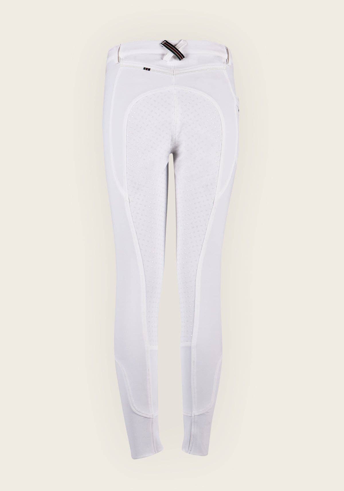 Espoir - Inspire Full Seat High Waist White Coolmax Breeches