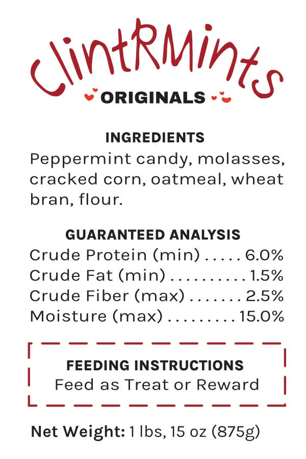 ClintRMint Horse Treats Original Flavor