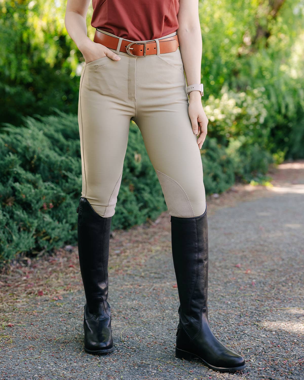 Cordelia Ladies Clarino Knee Patch Breeches