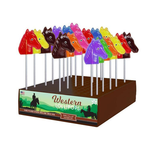 Lollipops Candy Display, Horse Heads