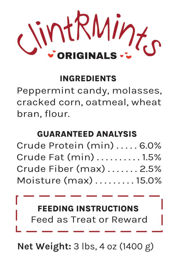 ClintRMint Horse Treats Original Flavor