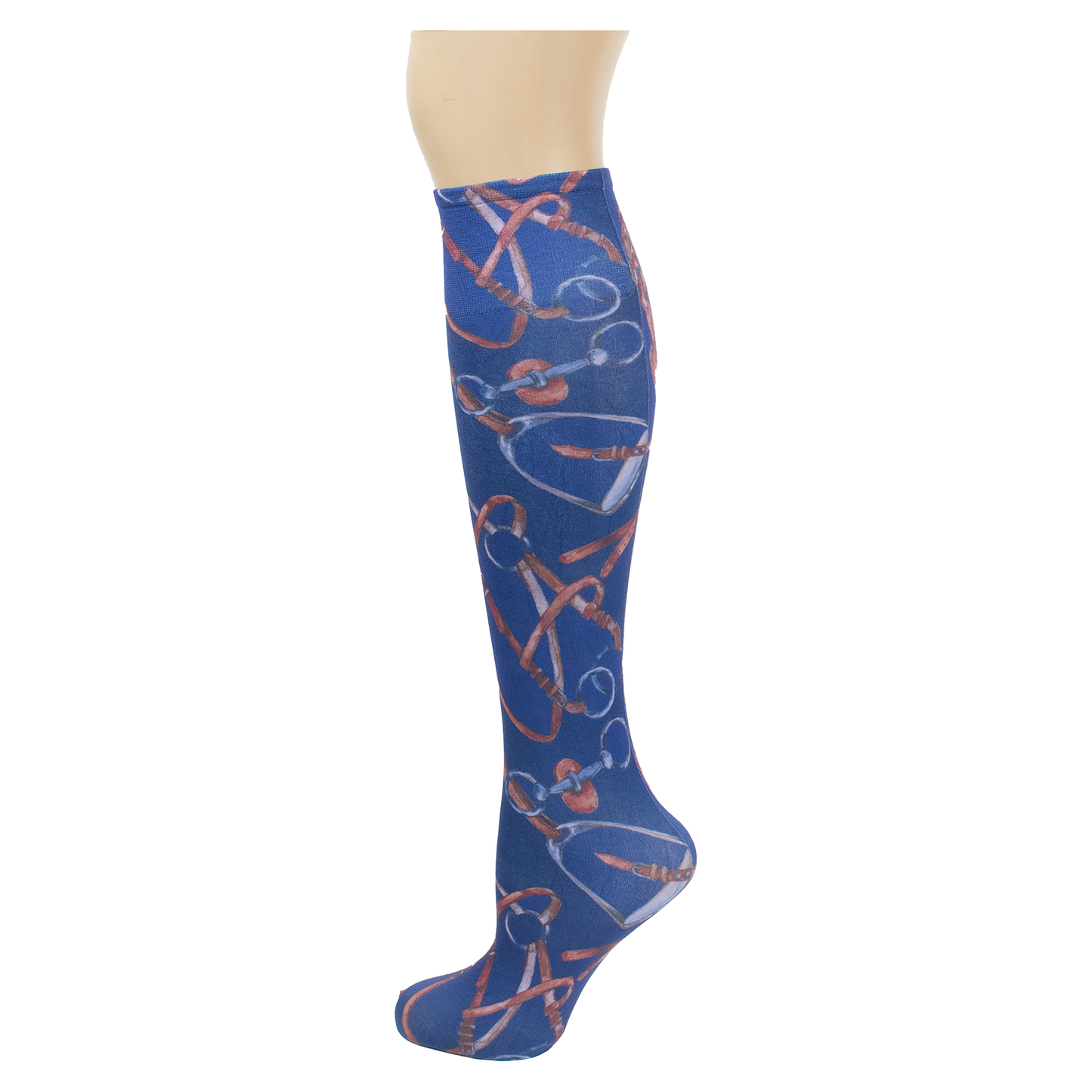 Navy Tack Knee Highs