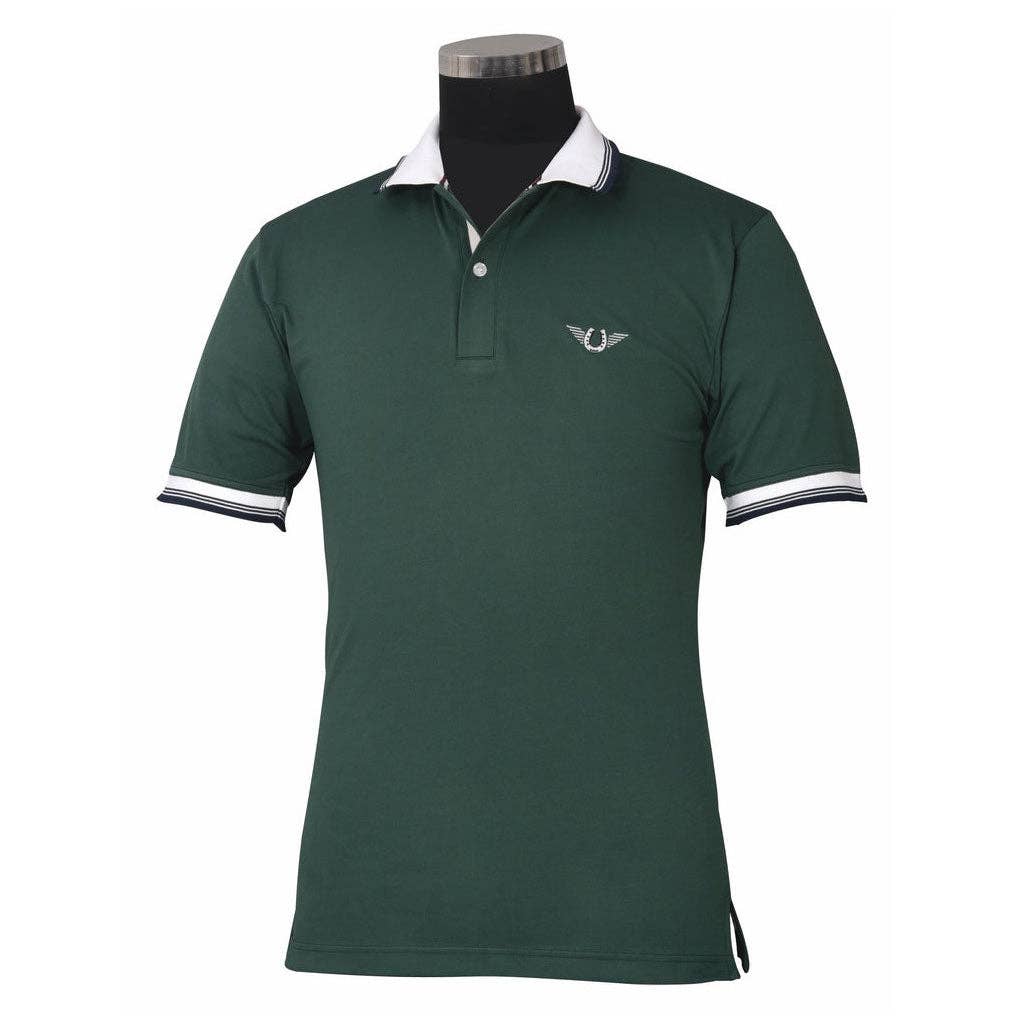 TuffRider Men's Mark Short Sleeve Polo Sport Shirt