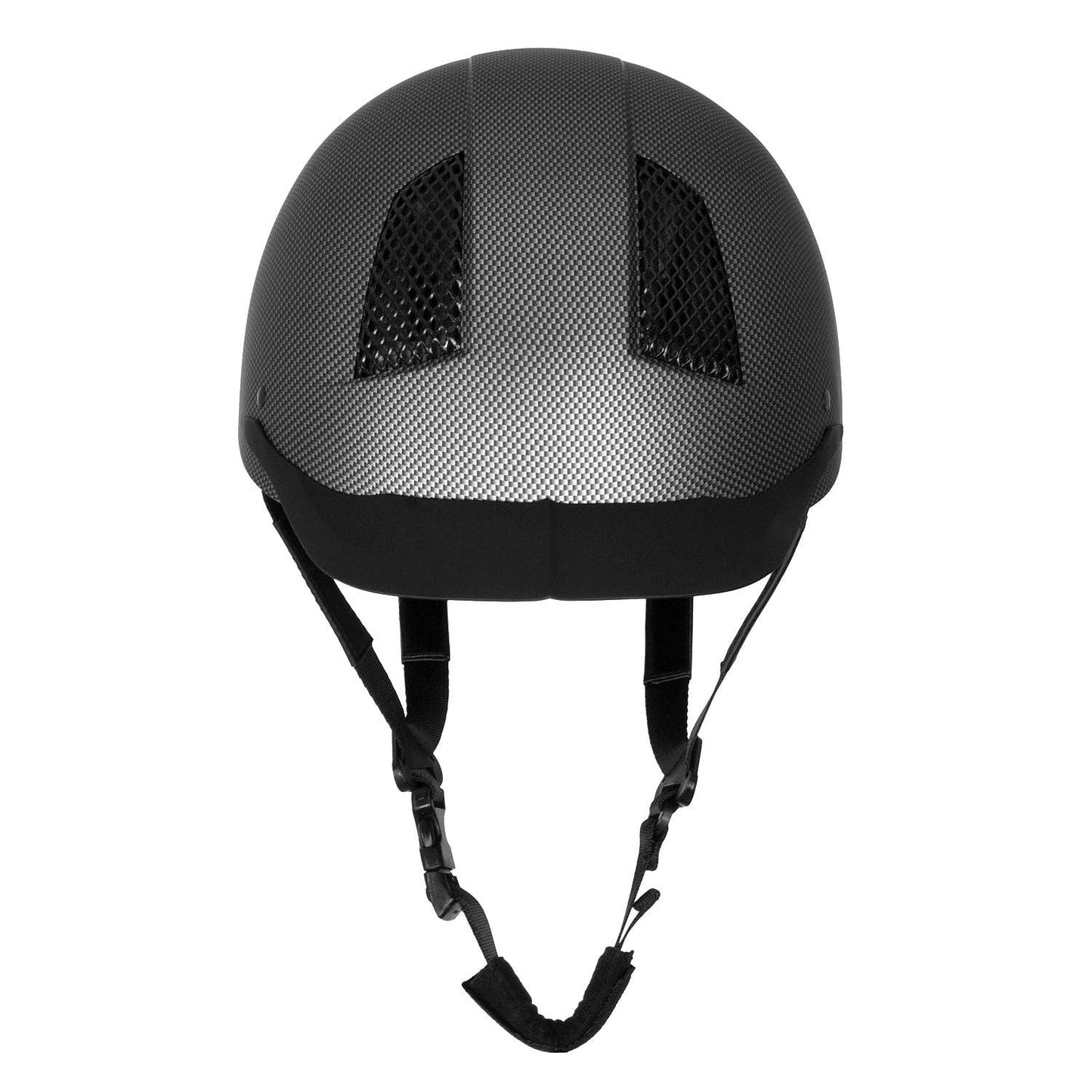 TuffRider Carbon Fiber Shell Helmet Equestrian Riders -Black